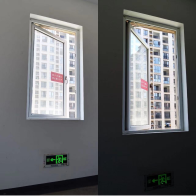 楼梯间窗户.图/受访者提供