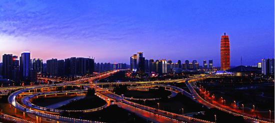 郑州夜景 （图片来源：摄图网）