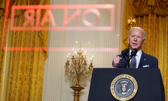 　　2月19日，美国总统拜登在白宫参加慕尼黑安全会议并发表线上讲话。来源：路透社
