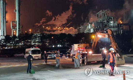 韩国忠南西山乐天化学工厂发生爆炸
