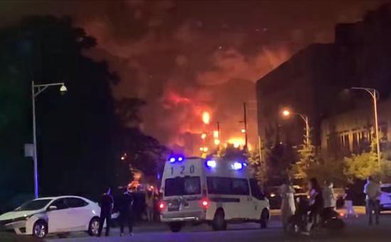 ↑火灾现场 图据网友