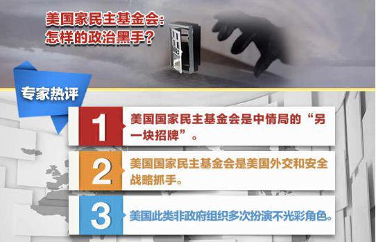 北青报:被制裁的美国国家民主基金会是个什么东