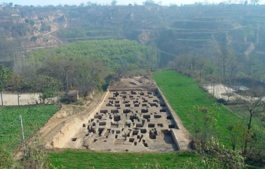 ▲芮城清凉寺史前墓地航拍
