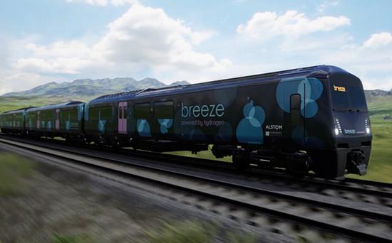 英国“微风”火车概念图 来源：英国《电讯报》