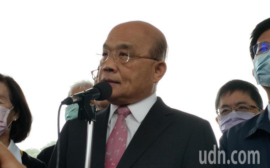 苏贞昌。图源:香港“联合新闻网”