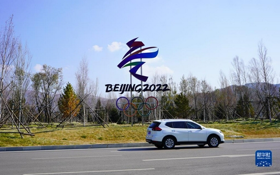 这是10月24日拍摄的张家口崇礼城区街景。新华社记者 金皓原 摄