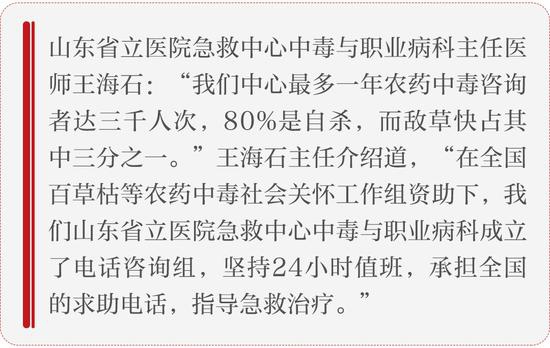 走了百草枯来了敌草快服农药中毒为何屡禁不止