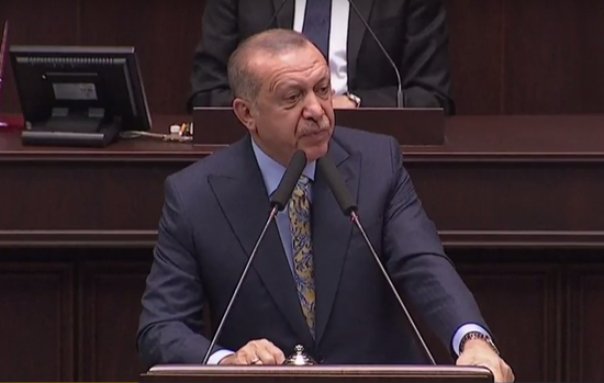 土耳其总统埃尔多安。（图源：视频截图）