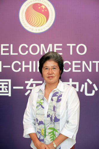 中国东盟核心秘书长杨秀萍(刘嵘拍照)