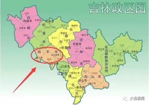 吉林政区图