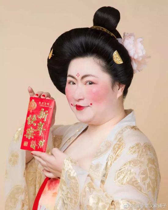 180斤唐代仕女吃汤圆走红网友又想骗我增肥