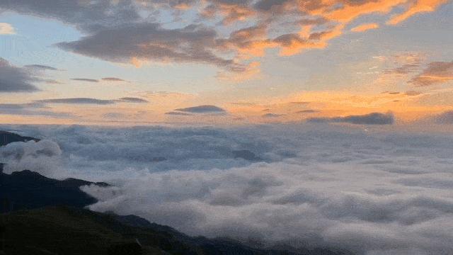 △武功山的云海日出