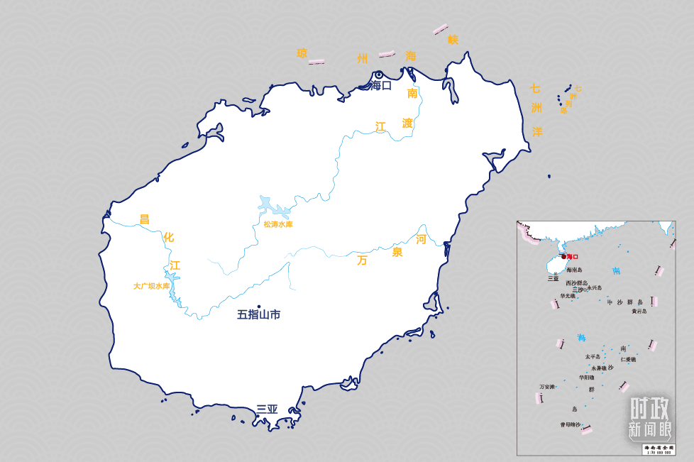 △4月11日考察点示意图