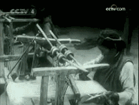 动图截取自纪录片《西藏农奴的故事》来源：央视网