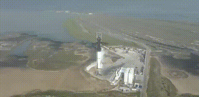 发射升空带起大量烟尘（华尔街日报）