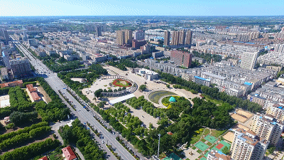 △俯瞰英雄广场。