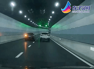 隧道|结果出事了……，上海两司机隧道内别车斗气