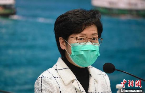 香港特首:限制公众聚集措施初见成效
