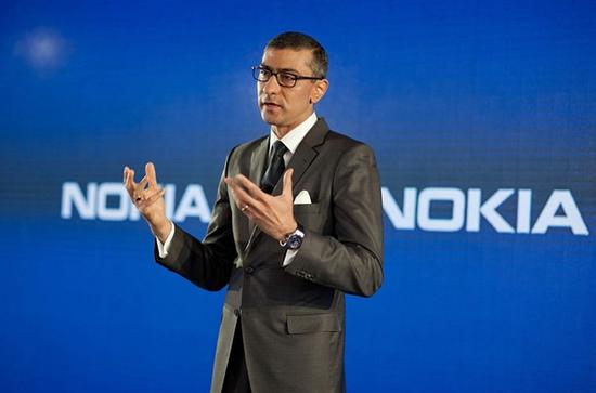 诺基亚首席实走官苏立(Rajeev Suri) 外媒原料图