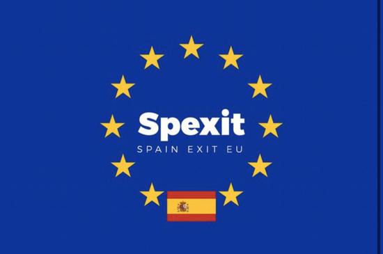 “西班牙脱欧海报” 图自社交媒体