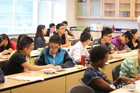 美国戈登学院夏校里的中国学生