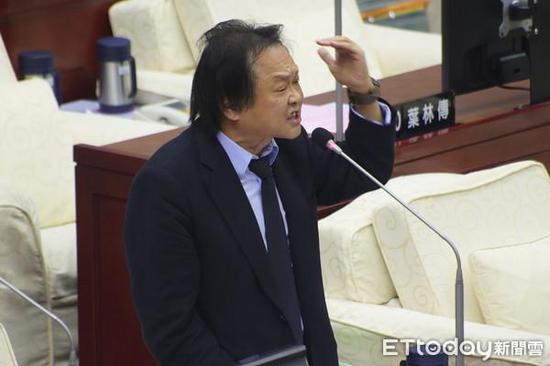 民进党台北市议员王世坚。（图片来源：台湾“东森新闻云”）