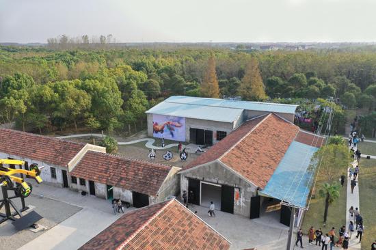 《降临》展览开幕现场 前哨当代艺术中心&nbsp;