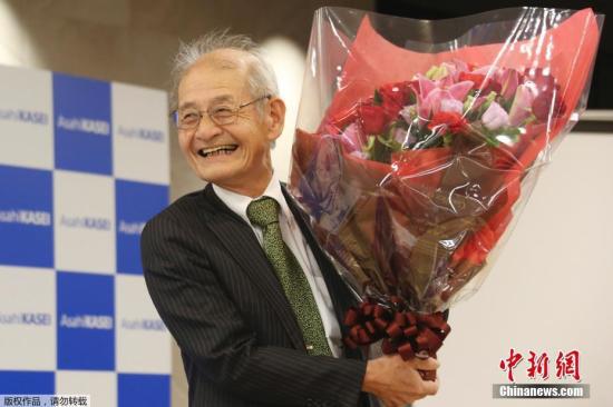 资料图:2019年诺贝尔化学奖得主吉野彰。