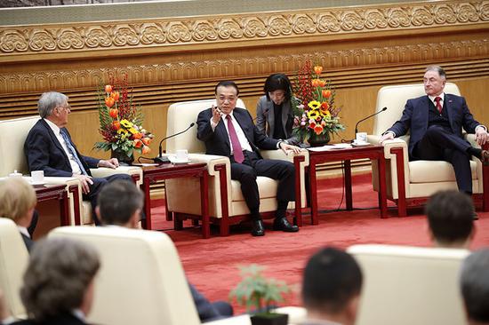 李克强同在华外国专家举行新春座谈会(图)