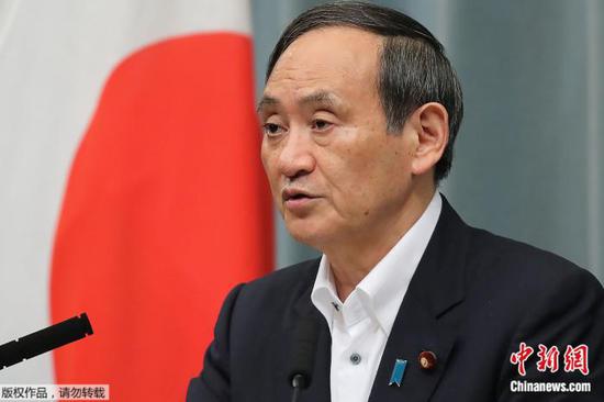 资料图:日本内阁官房长官菅义伟。