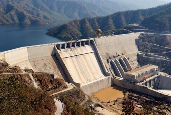 缅甸耶涯水电站是缅甸已建最大水电站。  中国能建官网 图