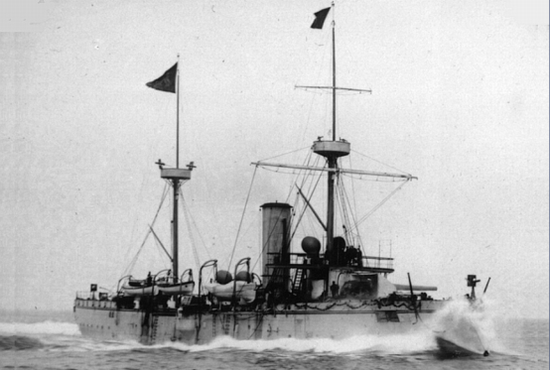 Tyne amp; Wear档案馆保存的致远舰试航时的照片