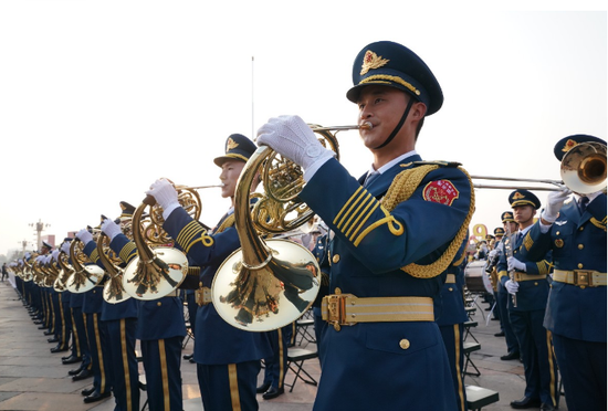新中国阅兵史上最大规模军乐团将亮相广场(图