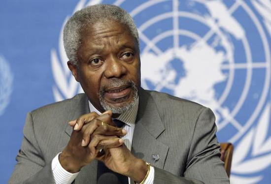 前联合国秘书长科菲·安南 &nbsp;东方ic 资料图