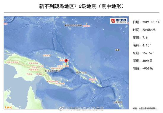 新不列颠地区7 6级地震 最近的城市距震中39公里 地震 拉包尔 新浪新闻 新不列颠地区7 6级地震 最近的城市距震中39公里 地震 拉包尔 新浪新闻