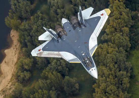 资料图：俄罗斯苏-57隐形战机（图片来源：俄罗斯国防部）