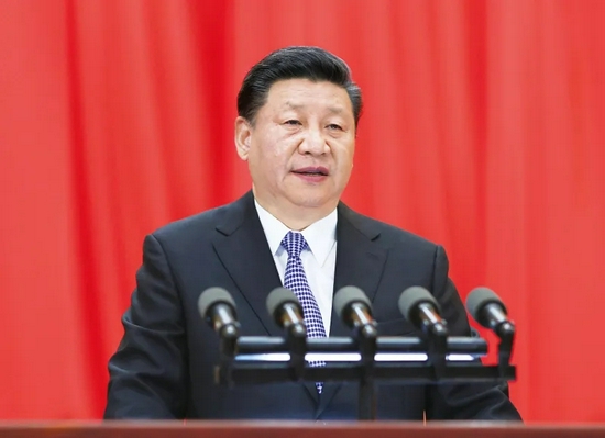 　　2018年5月4日，纪念马克思诞辰200周年大会在北京人民大会堂隆重举行。中共中央总书记、国家主席、中央军委主席习近平在大会上发表重要讲话。新华社记者 鞠鹏/摄