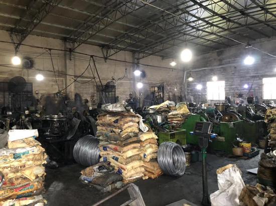 覃志钢做事的五金厂。逃亡期间他在这边做事了一年半,是厂里的杂工。新京报记者王翀鹏程 摄