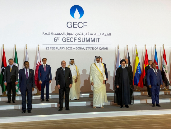 △2月22日，卡塔尔主办天然气出口国论坛第六次峰会。