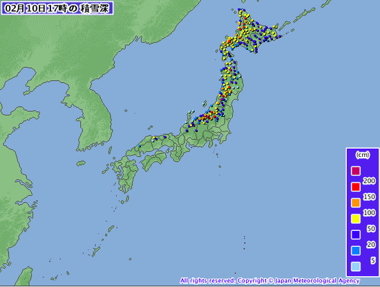 日本多地大雪局地零下31 8 东京百余航班取消 手机新浪网