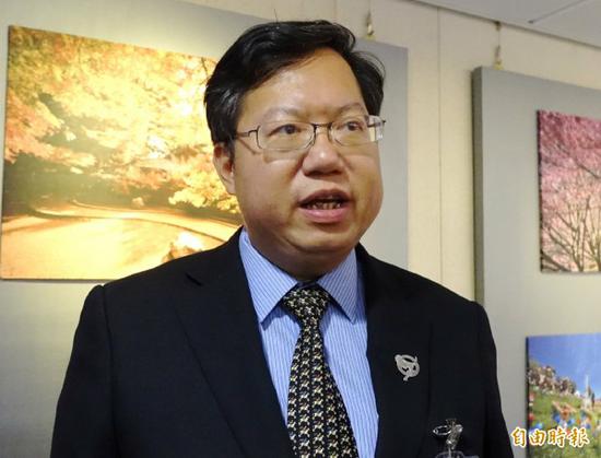 桃园市长郑文灿未表态参选民进党主席（图片来源：台湾《自由时报》）