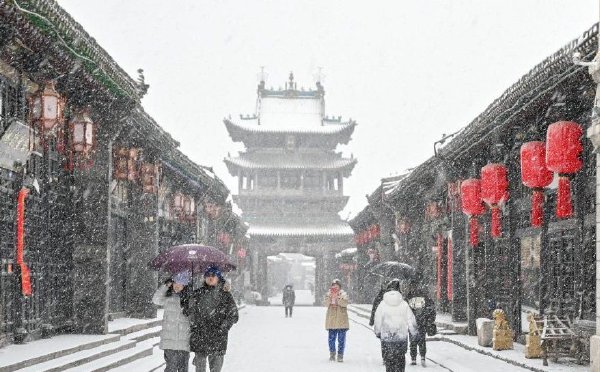 神州大地冬景如画