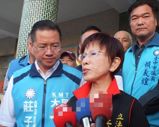 洪秀柱斥民进党:"抗中"能"保台"吗?整天装疯