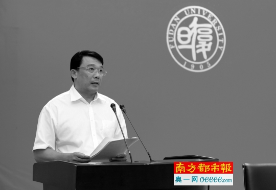 2011年9月，朱之文出任复旦大学党委书记。资料图