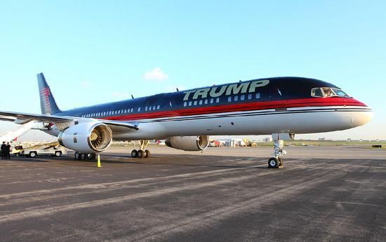 特朗普的私人波音757飞机