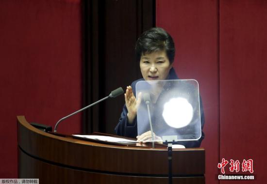 资料图片：韩国总统朴槿惠。