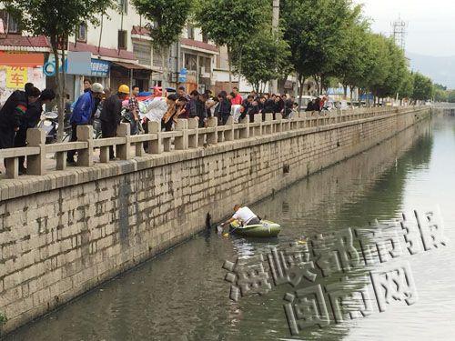 泉州市区北峰内沟河捞上女尸