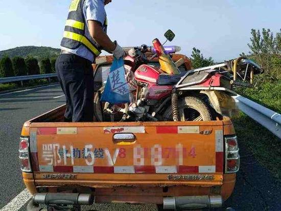 被没收的摩托车