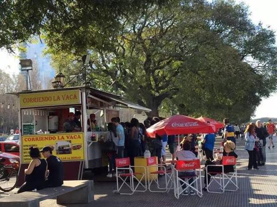 餐车亭。（图片为作者提供）