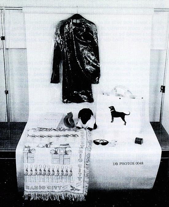 沾有克林顿总统精液、用作指证其与莱文斯基存在不当性关系的蓝裙子。网络图片。